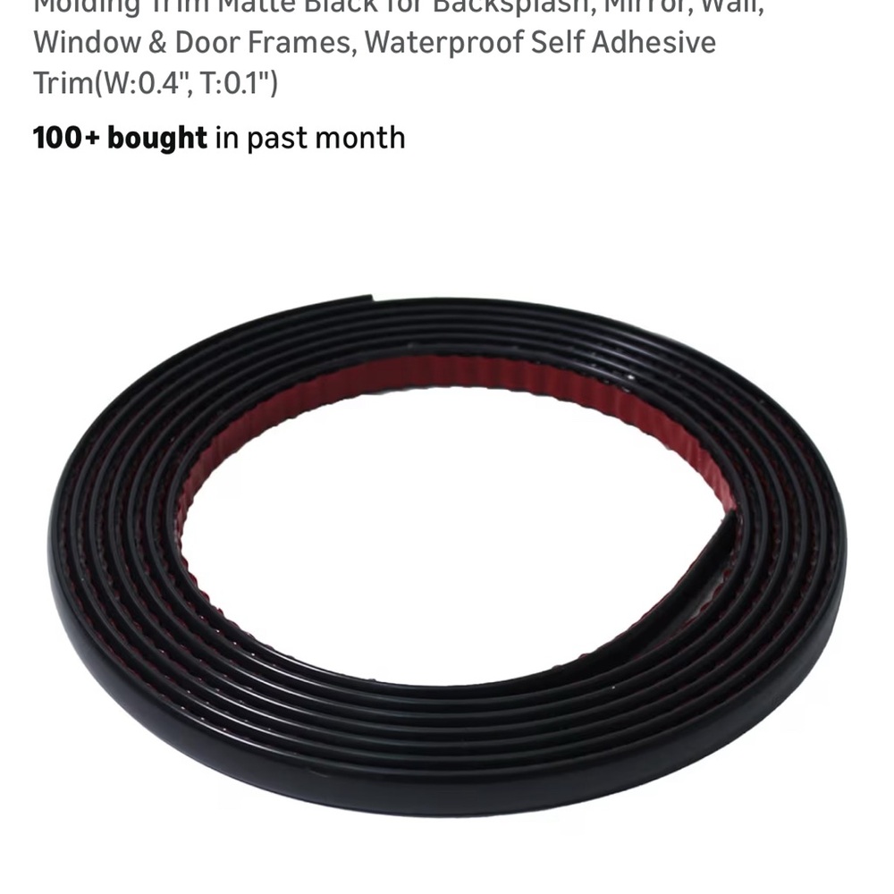 NEW in bag Peel and Stick Wall Molding Trim